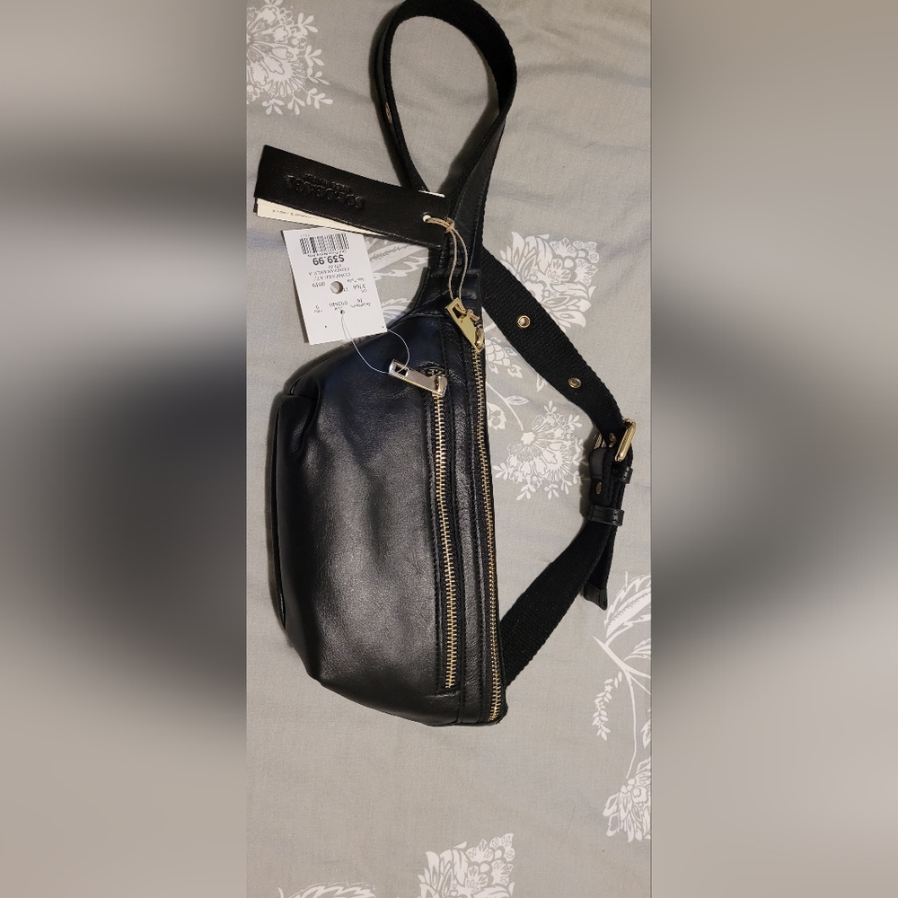 Leather belt bag